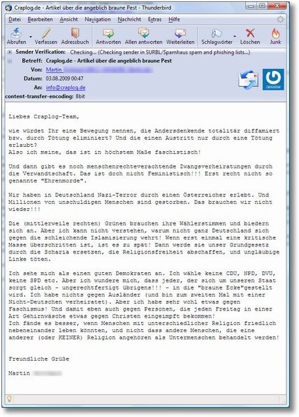 Martin fühlt sich schleichend islamisiert
